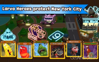 دانلود Larva Heroes: Lavengers 2014 v2.1.3 – بازی فوق العاده زیبای لاروا اندروید ! 