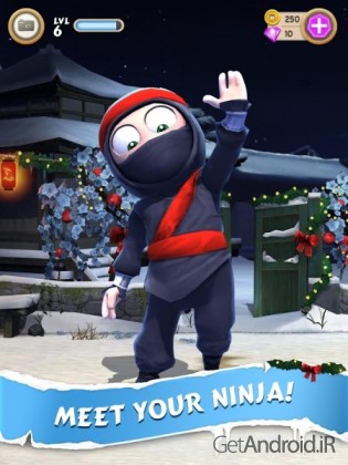 دانلود Clumsy Ninja 1.31.0 بازی نینجای دست و پا چلفتی اندروید ! 1
