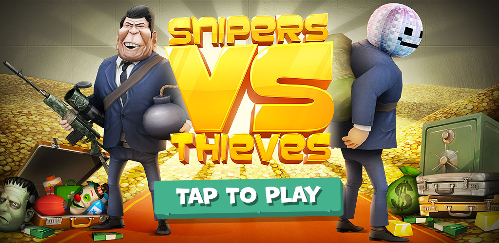بازی اکشن سارقان و تک تیراندازها Snipers vs Thieves اندروید + دانلود ! 1