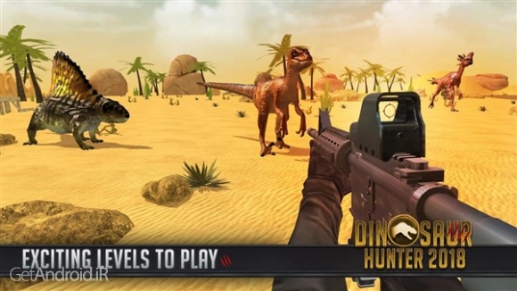 دانلود Dinosaur Hunter 2018 v2.8 بازی شکار دایناسور اندروید ! 1